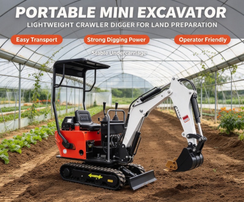 Farming Jobs - Mini escavadora, nova, modelo chinês, microescavadora