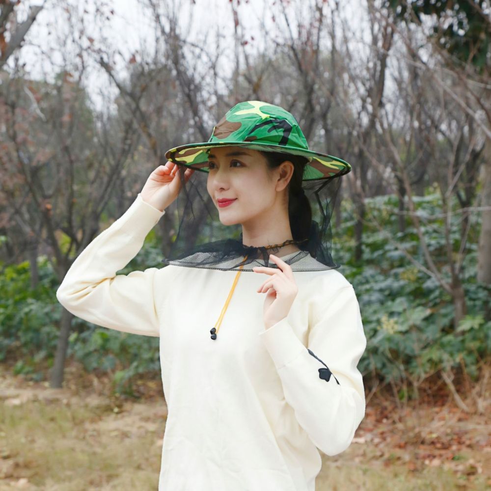 Agriculture Farming Hats - Chapéu com rede anti-abelhas e mosquitos,