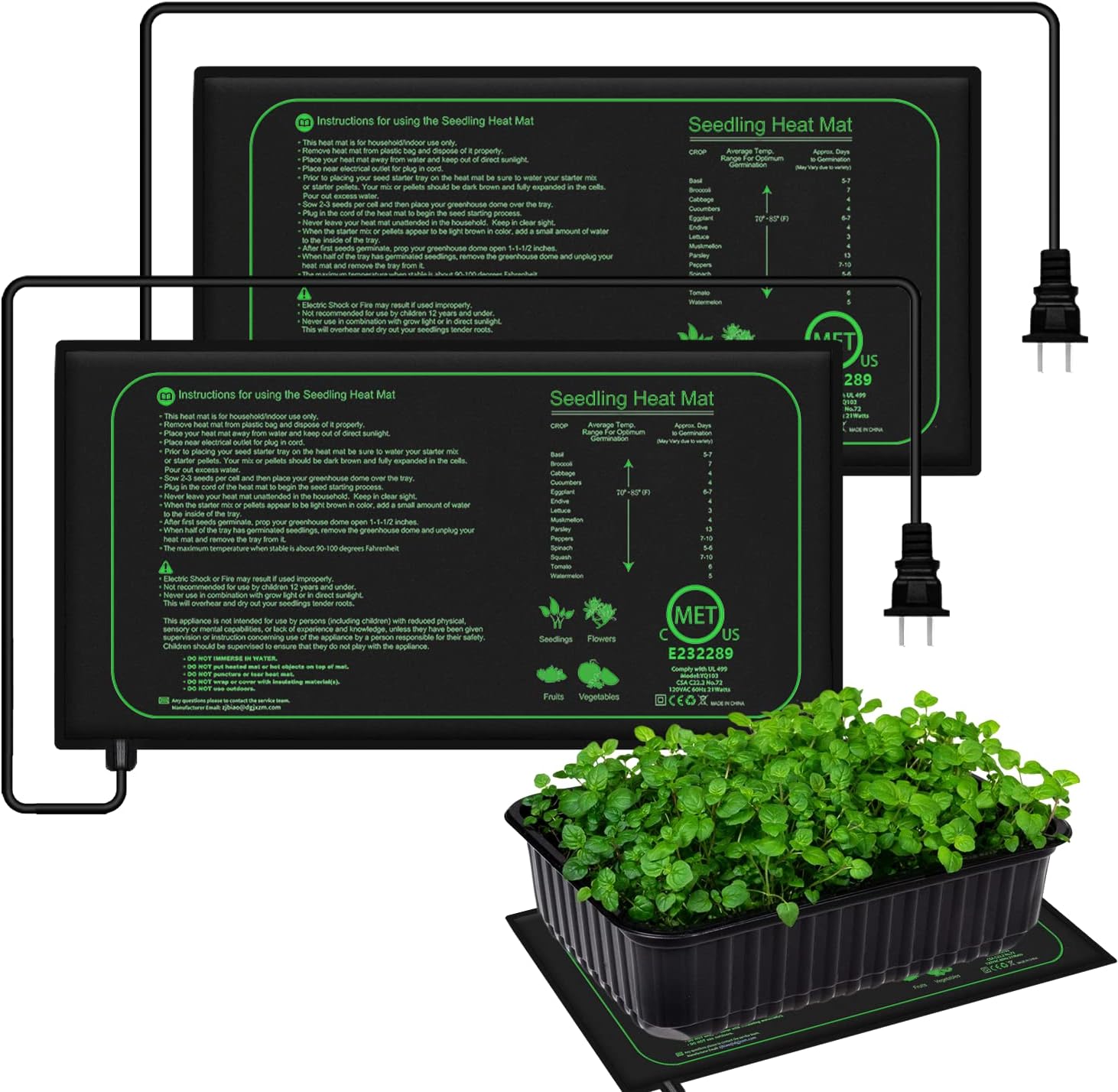 Tapete de calor para mudas, 10 - Seedling Heat Mat avaliação e preço
